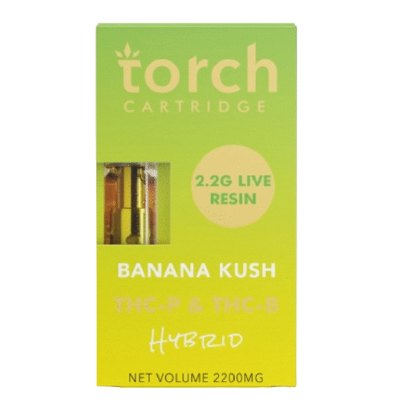 TORCH LIVE RESIN 2.2G CARTRIDGE - BANANA KUSH HYBRID
