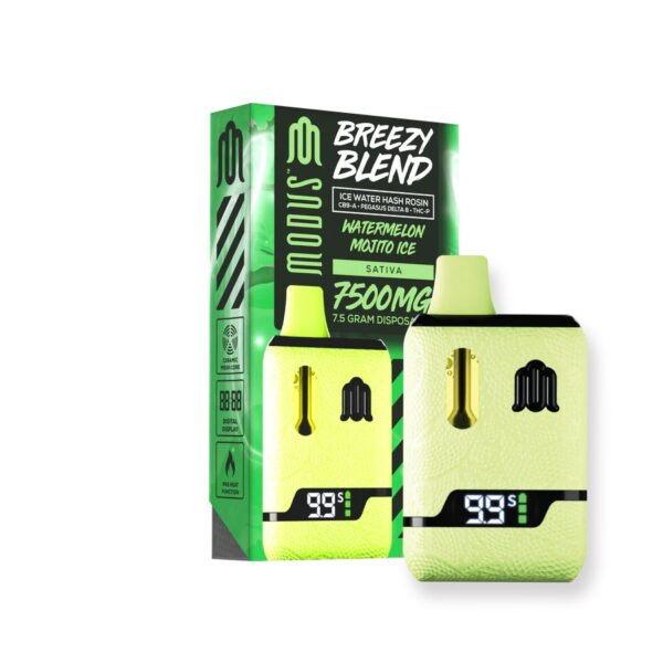 MODUS BREEZY BLEND 7.5G DISPOSABLE - WATERMELON MOJITO ICE SATIVA