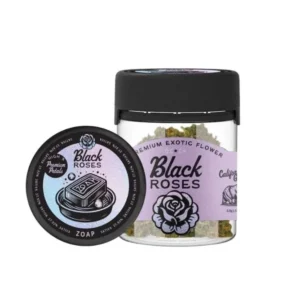 BLACK ROSES PREMIUM EXOTIC THC-A FLOWER 3.5G JAR - ZOAP SATIVA