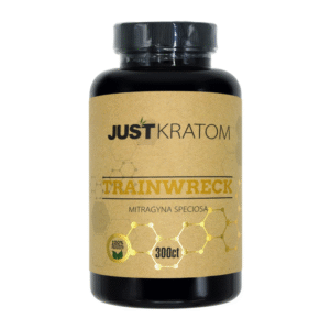 JUST KRATOM CAPSULES 300CT - TRAINWRECK