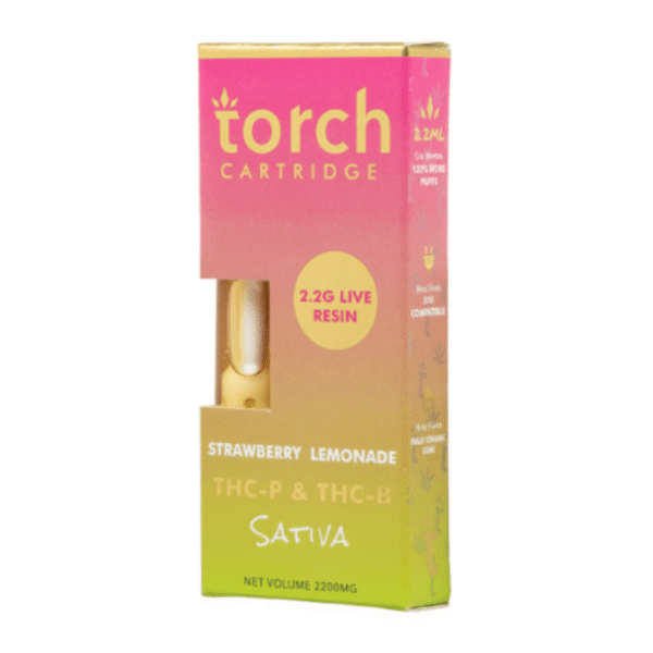 TORCH LIVE RESIN 2.2G CARTRIDGE - STRAWBERRY LEMONADE SATIVA
