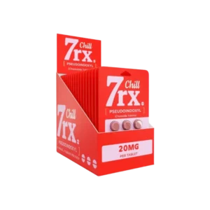 7RX PSEUDOINDOXYL CHEWABLE TABLETS 20MG 3CT - UNFLAVORED