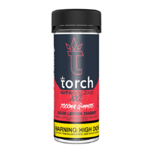 TORCH NITRO BLEND XXL 7000MG GUMMIES - SOUR LEMON CHERRY