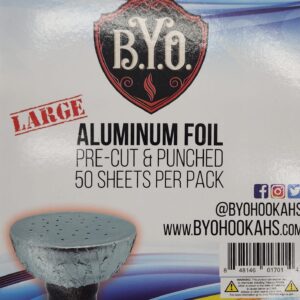 BYO ALUMINUM FOIL 50 SHEETS LARGE