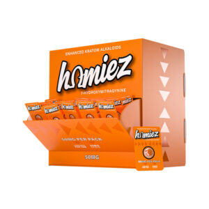 HOMIEZ 7-HYDROXYMITRAGYNINE TABLETS 50MG 1CT - TANGERINE