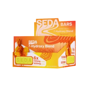 SEDA BARS 7-HYDROXYMITRAGYNINE CHEWABLE TABLETS 100MG 6CT - TROPICAL PUNCH