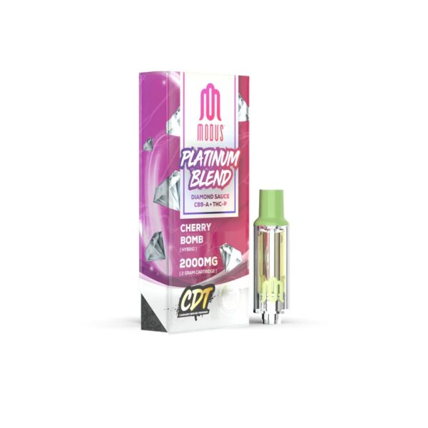 MODUS PLATINUM BLEND DIAMOND SAUCE CB9-A + THC-P 2000MG CARTRIDGE - CHERRY BOMB HYBRID