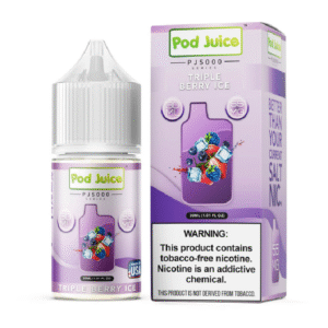 POD JUICE PJ5000 SALT NIC 30ML 55MG - TRIPLE BERRY ICE