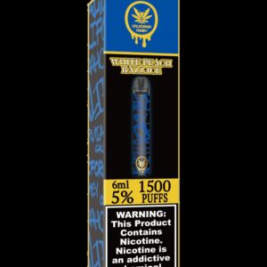 CALIFORNIA HONEY 1500 BOX OF 10 - WHITE PEACH RAZZ ICE