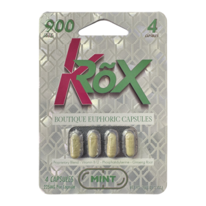 KROX BOUTIQUE EUPHORIC CAPSULES 225MG 4CT - MINT