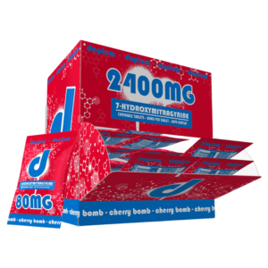 DOPIUM 7-HYDROXYMITRAGYNINE CHEWABLE TABLETS 80MG 1CT - CHERRY BOMB