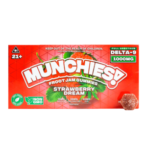 MUNCHIES FROOT JAM GUMMIES 1000MG - STRAWBERRY DREAM