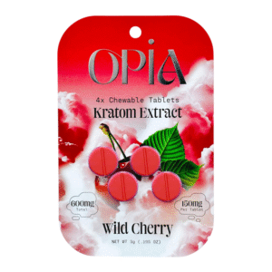 OPIA KRATOM EXTRACT TABLETS 150MG 4CT - WILD CHERRY