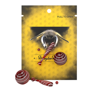 HONEYBEE HERB DAB TOOLS - GI7 - BASEBALL SET RED