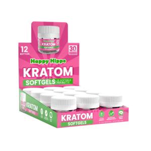 HAPPY HIPPO KRATOM EXTRACT SOFTGELS 30MG 15CT