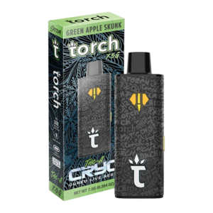 TORCH CRYO THC-A LIVE RESIN DISPOSABLE 7500MG - GREEN APPLE SKUNK SATIVA