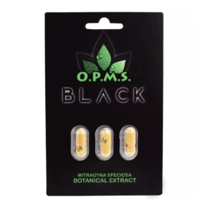 O.P.M.S. KRATOM CAPSULES - BLACK 3CT