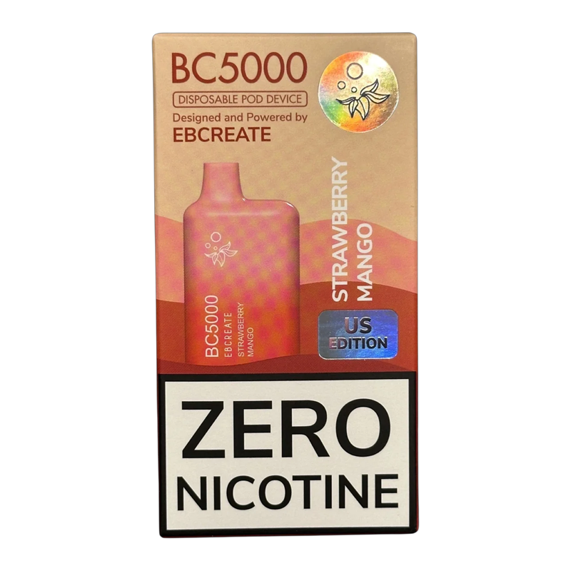 EBCREATE BC5000 ZERO BOX OF 10 - STRAWBERRY MANGO