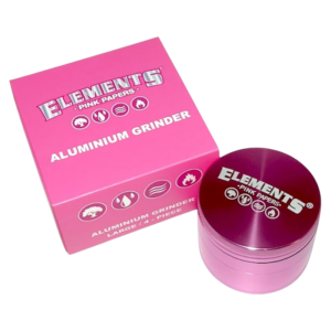 ELEMENTS ALUMINIUM GRINDER 4 PART - PINK