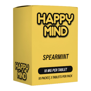 HAPPY MIND SYNAPTIC SURGE 4-OH TABLETS 10MG 3CT - SPEARMINT