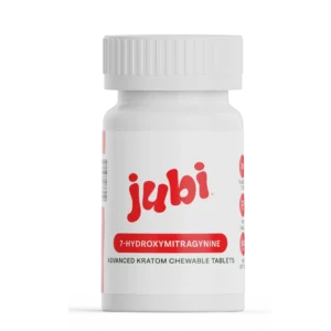 JUBI ADVANCED KRATOM 7-HYDROXYMITRAGYNINE TABLETS BOTTLE 30MG 20CT - UNFLAVORED