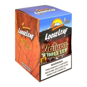 LOOSE LEAF WHOLE LEAF WRAPS 1CT BOX OF 8 - NATURAL