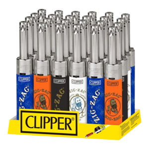 CLIPPER LIGHTER BOX OF 24 - ZIG-ZAG MINI TUBE