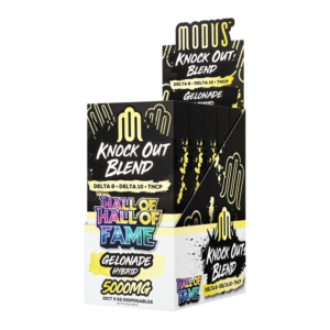 MODUS HALL OF FAME KNOCK OUT BLEND 5000MG DISPOSABLE - GELONADE HYBRID