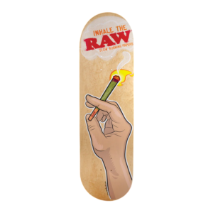 RAW SKATE BOARD DECK - HAND CLASSIC