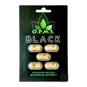 O.P.M.S. KRATOM CAPSULES - BLACK 5CT