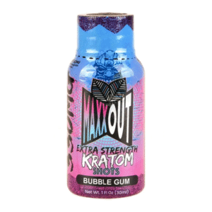 MAXXOUT EXTRA STRENGTH KRATOM SHOTS 380MG - BUBBLE GUM