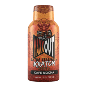 MAXXOUT EXTRA STRENGTH KRATOM SHOTS 380MG - CAFE MOCHA