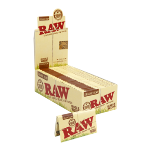 RAW ROLLING PAPERS BOX - ORGANIC SINGLE BOX OF 25