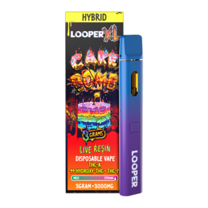 LOOPER XL LIVE RESIN 3G DISPOSABLE - CAKE BOMB HYBRID
