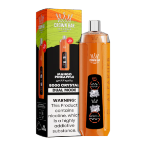 AL FAKHER CROWN BAR CRYSTAL 8000 - MANGO PINEAPPLE