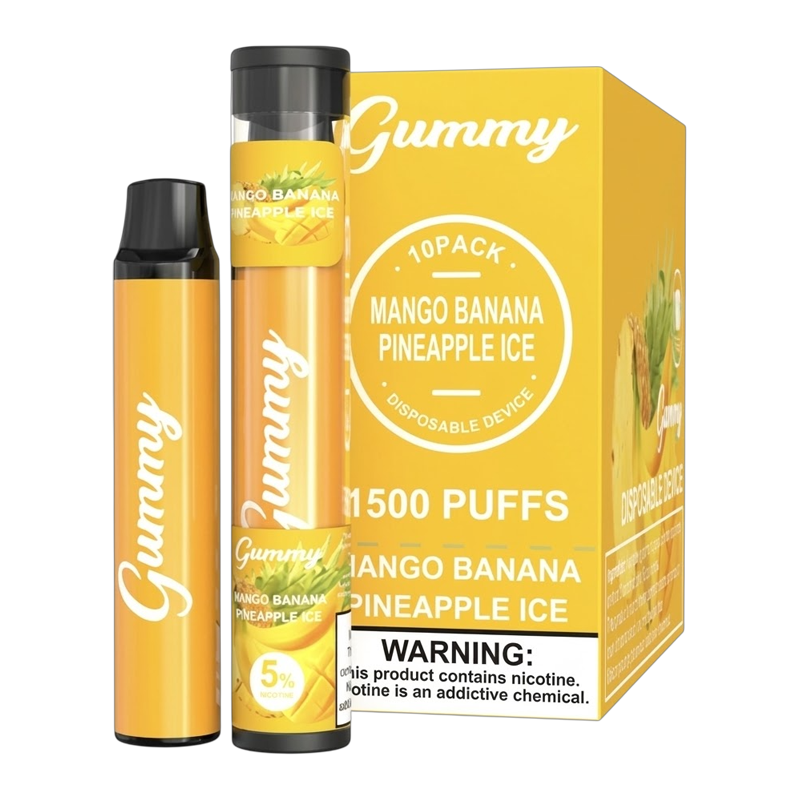 GUMMY 1500 - MANGO BANANA PINEAPPLE ICE
