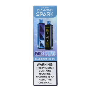 AIR BAR DIAMOND SPARK 15000 - BLUE RAZZ ICE