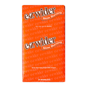 EZ WIDER ROLLING PAPER - SLOW BURNING ORANGE BOX OF 24