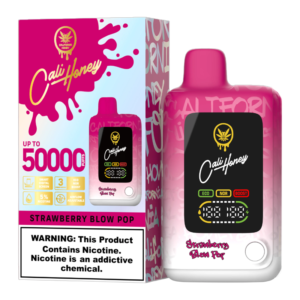 CALIFORNIA HONEY 50000 BOX OF 5 - STRAWBERRY BLOW POP