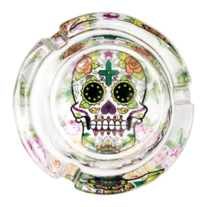 BLINK CANDY SKULL ASHTRAY GLASS