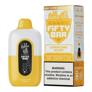 HIDDEN HILLS CLUB X FIFTY BAR 20000 BOX OF 5 - LEMON CAKE DOUGH