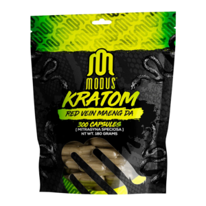 MODUS KRATOM CAPSULES 300CT - RED VEIN MAENG DA