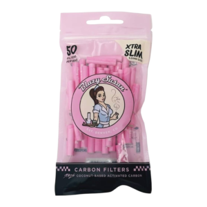 BLAZY SUSAN PURIZE ACTIVATED CARBON FILTER 50CT BAG - XTRA SLIM PINK