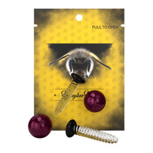HONEYBEE HERB DAB TOOLS - GI1 - DAB SCREW SET GALAXY RED
