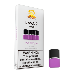 LAVA 2 PODS BOX OF 5 - GRAPE ICE