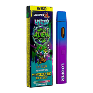 LOOPER XL LIFTED SERIES LIVE RESIN 3G DISPOSABLE - MIRACLE ALIEN COOKIES HYBRID