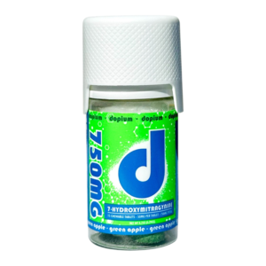 DOPIUM 7-HYDROXYMITRAGYNINE CHEWABLE TABLETS 50MG 15CT JAR - GREEN APPLE