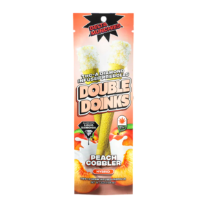 DELTA MUNCHIES DOUBLE DOINKS - PEACH COBBLER HYBRID