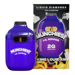 MUNCHIES LIL RIPPER 2G DISPOSABLE - KING LOUIE XIII INDICA