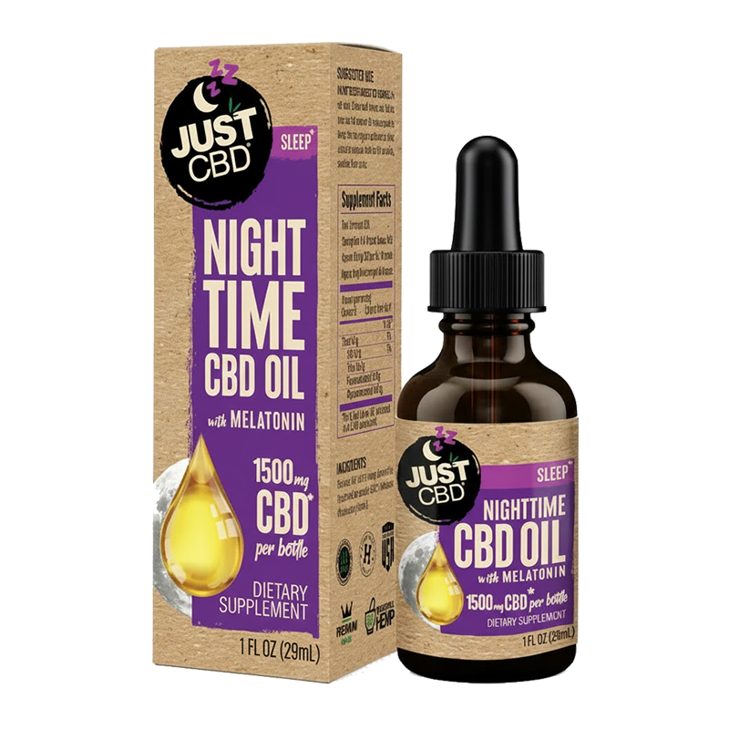 JUST CBD SLEEP NIGHTTIME OIL TINCTURE - 1500MG